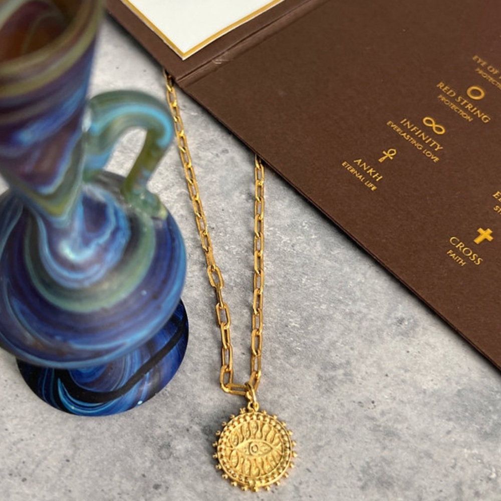 Karma and Luck Protected Blessing Double Sided Necklace - Picture 2 of 6